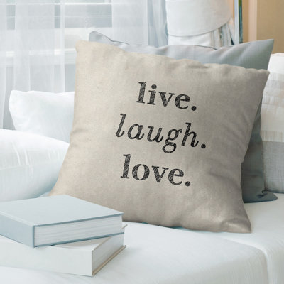 Housse de coussin d’amour à rire live