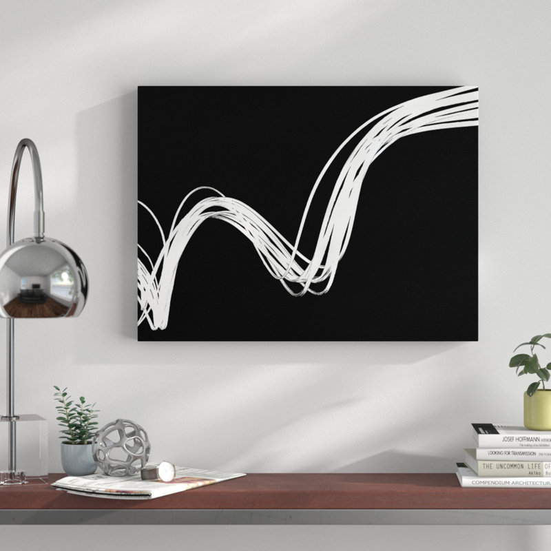 « tourbillons inversé i », reproduction d’impression sur toile tendue