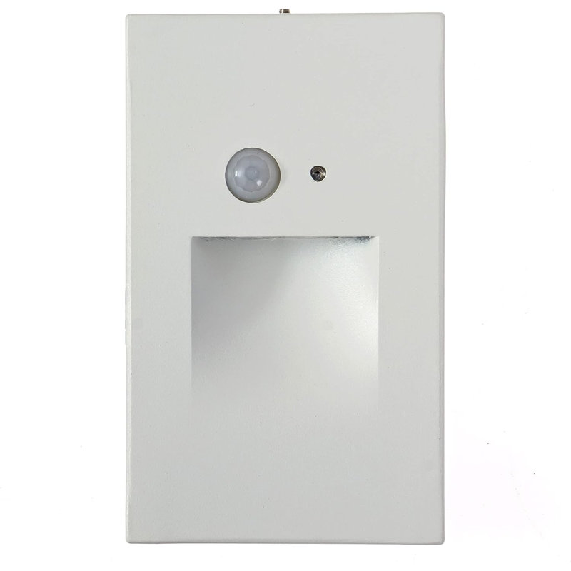 Integrated LED Aluminium Step Light, White