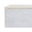 Armoire console Ansaldo blanc perle et argent scintillant