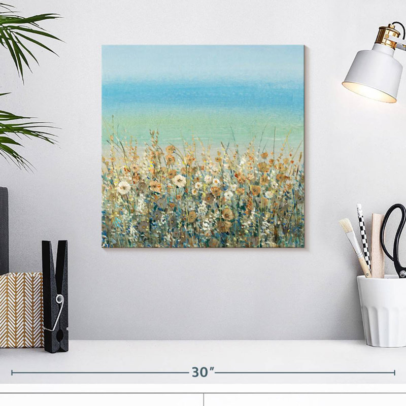 Alvord Shoreline Flowers II, H 16 po x l 16 po