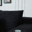 Canapé modulaire profond en velours côtelé avec porte-gobelets, aucun assemblage requis-1434005402