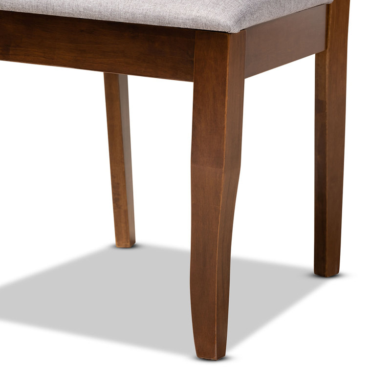 17.85'' H Upholstered Oak Side Chair