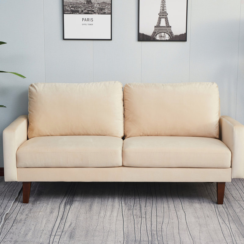 Causeuse moderne pour salon, chambre à coucher, Beige