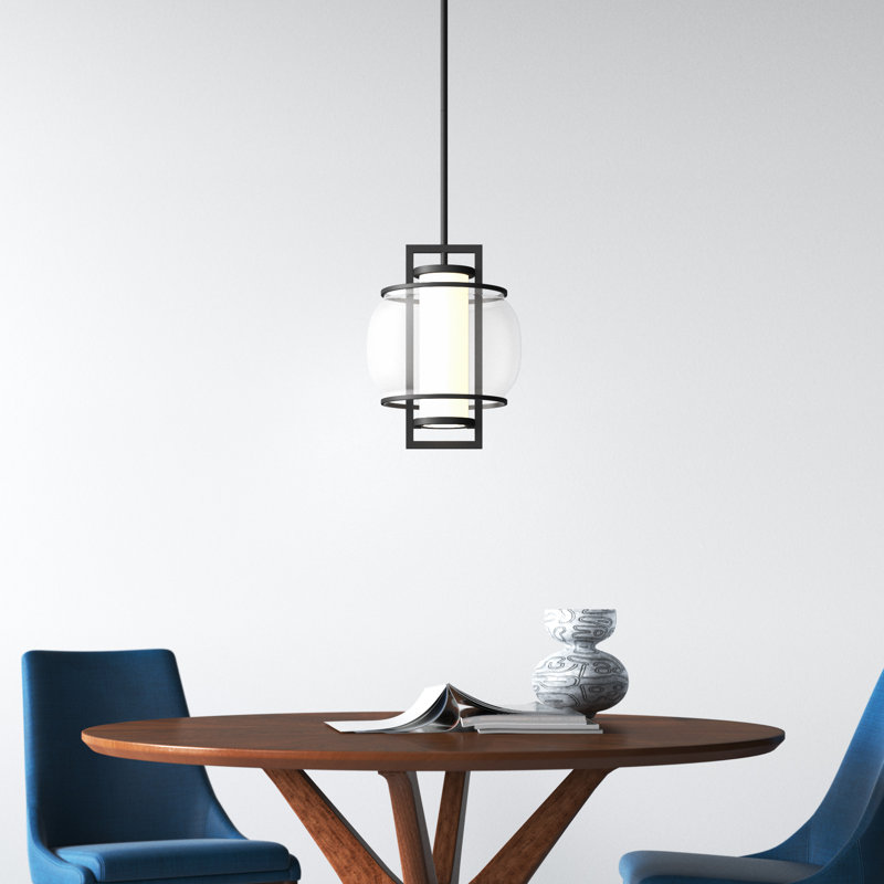 1 - Light Black LED Unique/Statement Pendant