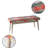 Cotton Blend Upholstered Bench