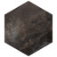 Hex industrielle de 8 1/2 po X 9-7 / 8 po Carreau en porcelaine d'aspect moderne-87777200