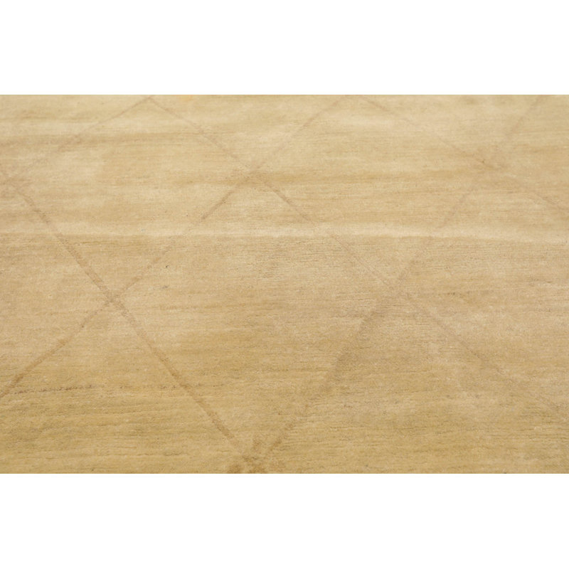 Tapis géométrique noué à la main Pistacchio