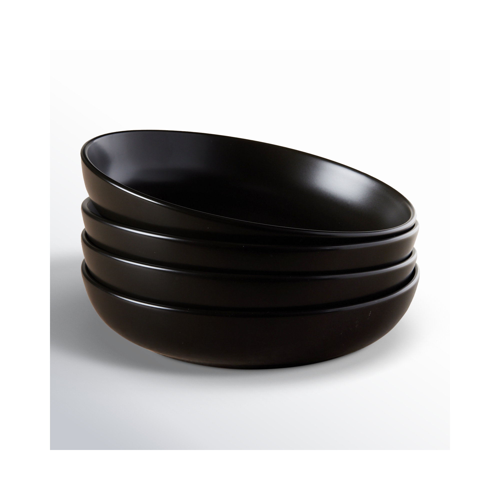 Izie Universal Stoneware Pasta Bowl, Black