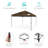 Best Choice Products Easy Setup Pop Up Canopy W/ 1-Button Setup, Wheeled Case, 4 Weight Bags-99315092-99315080