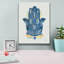  «Hamsa 2 Collage» par Courtney Prahl, art mural sur toile, 12 po x 16 po