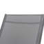 Fauteuil inclinable gris pour l'extérieur - Structure en acier, traitement antirouille, matériau respirant, dossier réglable avec structure robuste, finition rouille, tissu, 5 angles pour se détendre-2134639165