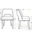 Ensemble de 4 chaises de salle à manger Modern-1216053389