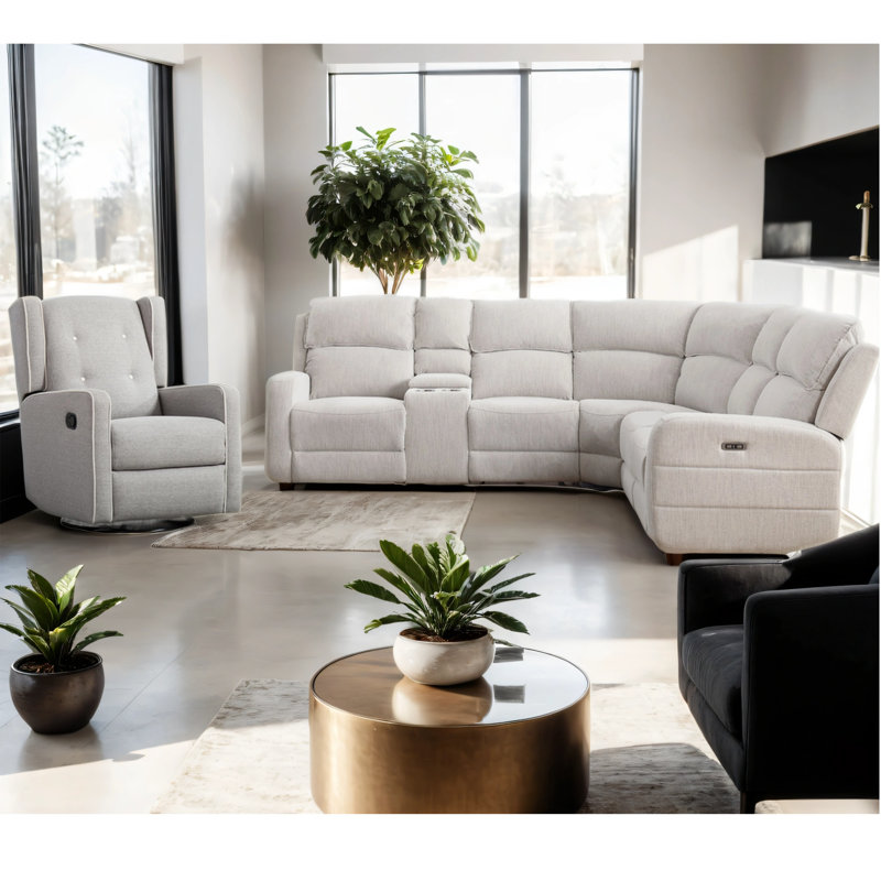 Ensemble de salon inclinable 4 pièces 4 pièces