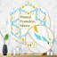 Miroir mural sans cadre à motif abstrait-45630999-122497797
