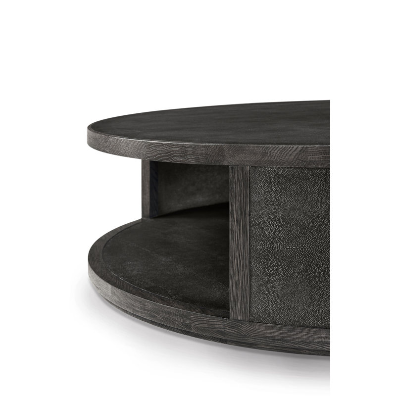 Maxwell Cocktail Table, 17" H x 60" L x 60" W, Obsidian