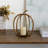 Pumpkin-shaped tabletop candle holder-826232400