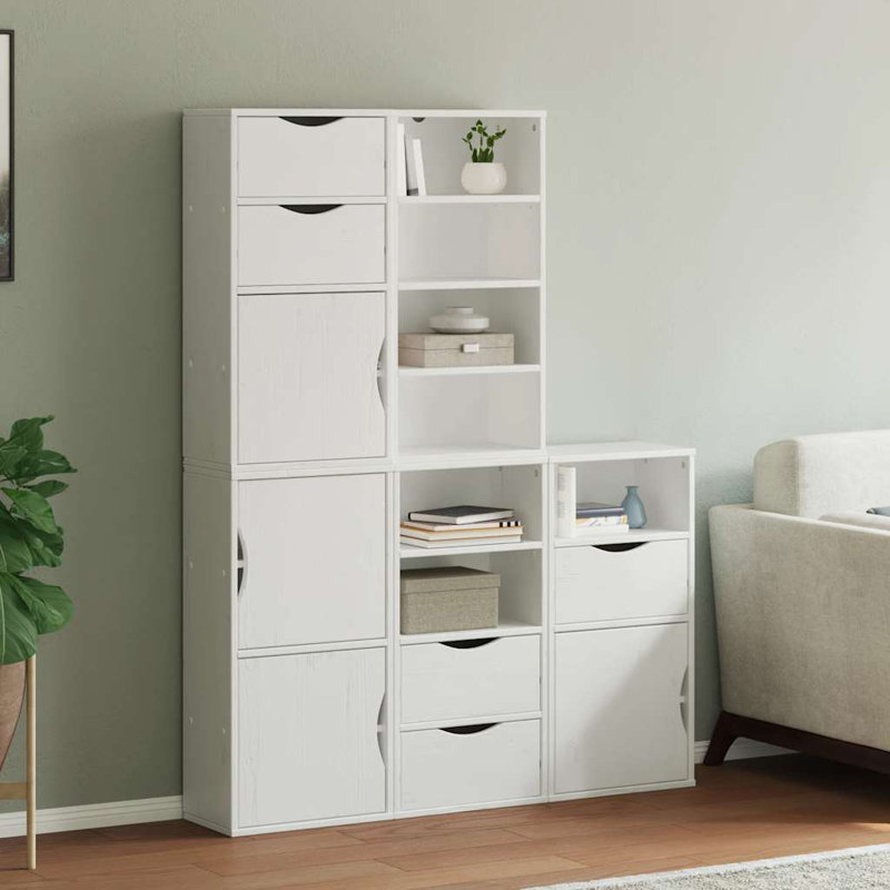 79cm H x 40cm W Bookcase, White