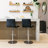 Dorotea Swivel Upholstered Faux Leather Adjustable Height Counter Stool-860446999
