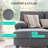  Torrence 105'' Upholstered U-Shaped Sectional Sofa with Double Chaise-1615315204