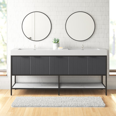 Ensemble de meuble-lavabo double 72 po Avonmore