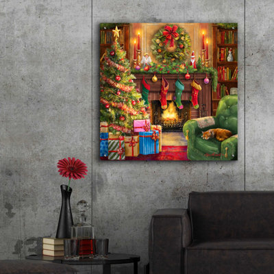 Cozy Christmas Evening par Ali Corti - impression non encadrée
