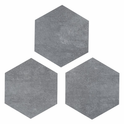 BaseCore Hex 5.75" 2mm Peel and Stick Vinyl Flooring
