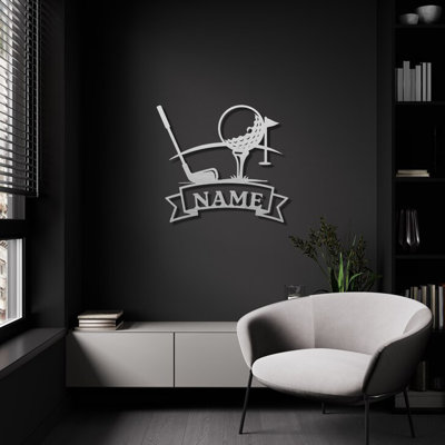 Custom Golf Plaque Wall Art