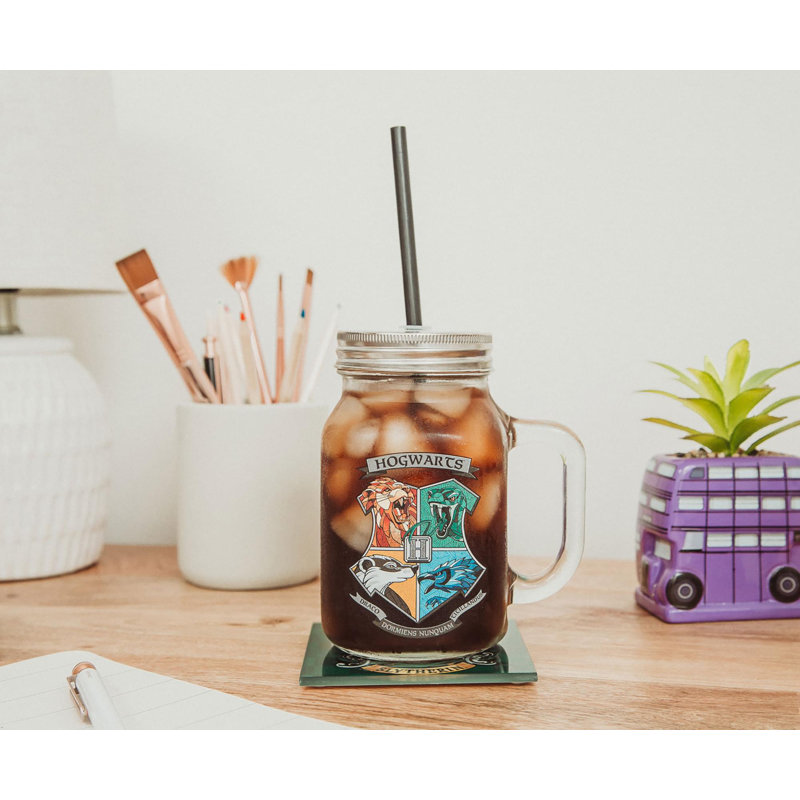 Silver Buffalo 21oz. Glass Travel Tumbler