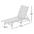 Laguna Outdoor Chaise Lounge Set with Table-83561614