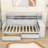 Wood Daybed with 2 Storage Drawers and Study Desk-866262450-866262449