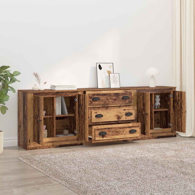 210cm Sideboard, Old Wood