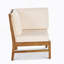 CHAISE D'ANGLE, CRÈME