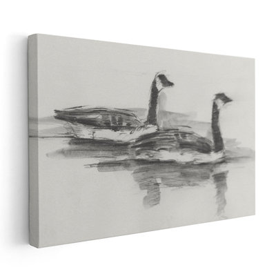 «Geese Study I», reproduction d'art sur toile
