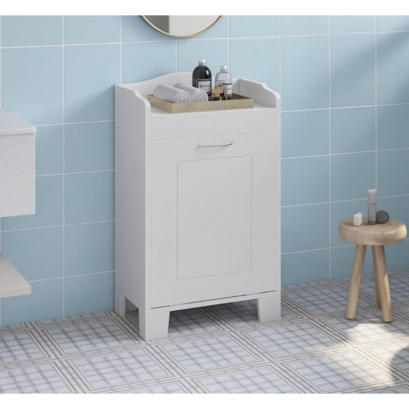 Panier à linge Out, panier à rangement autoportant, armoire de rangement pour salle de bain
