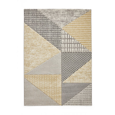 Geometric 80cm X 150cm Area Rug