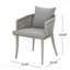 Chaise de patio en galets