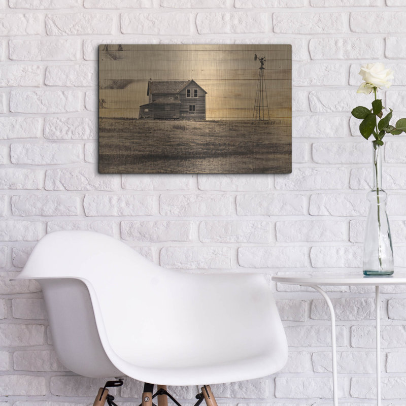 «Lost Farmstead On The Prairie 075» par Gordon Semmens, H 16 po x l 24 po