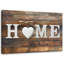 Home Heart Retro 1 Piece Wall Art on Canvas-98484023