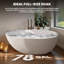 67" Solid Surface Freestanding Bathtub
