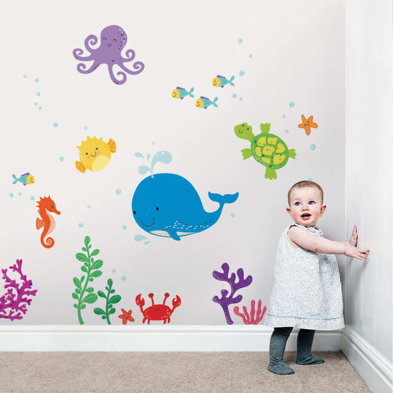 Décalcomanie murale under the sea