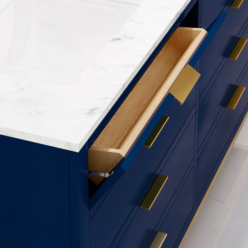 60'' W Double Vanity, 60", Monarch Blue