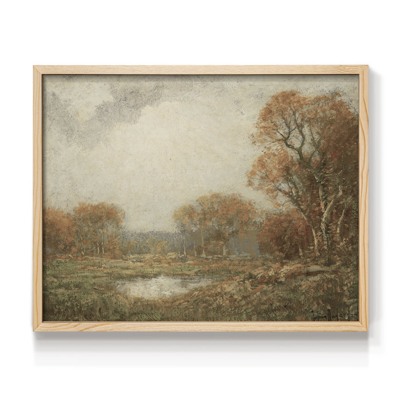 Paysages rétro-DCIV - reproduction encadrée, H 16 po x l 20 po, Naturel