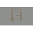 Neveyah 12.01'' Bamboo Clothing Rack