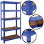 70cm W Metal Height -Adjustable Shelving Unit-20765537