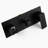 Wall Mounted Shower In Matte Black - Brass, With 59" Hose Hand And Adjustable Water Flow Kit Rain Head Handheld For Bathing