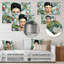 Art mural en métal Frida-719556446