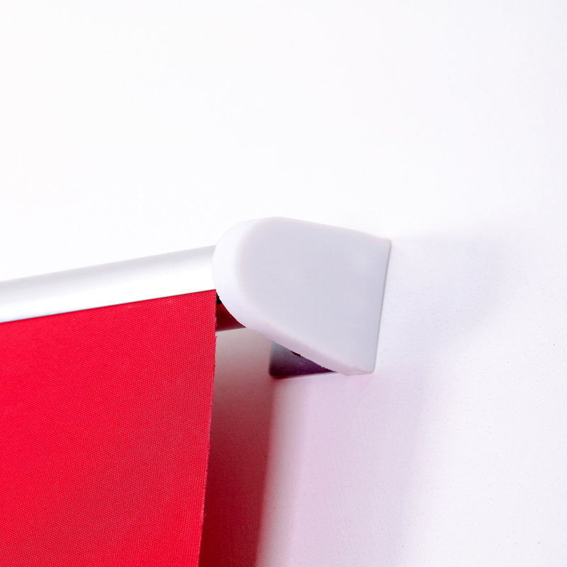 Indoor Blackout Trimmable Roller Blind – Custom Fit Window Shade with Light Control & Privacy, Red, 210cm L x 90cm W