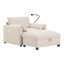 Canapé simple 38 po avec repose-pieds avec rangement-242971718