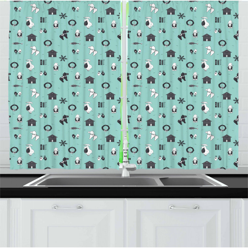 Tailored Kitchen Curtain